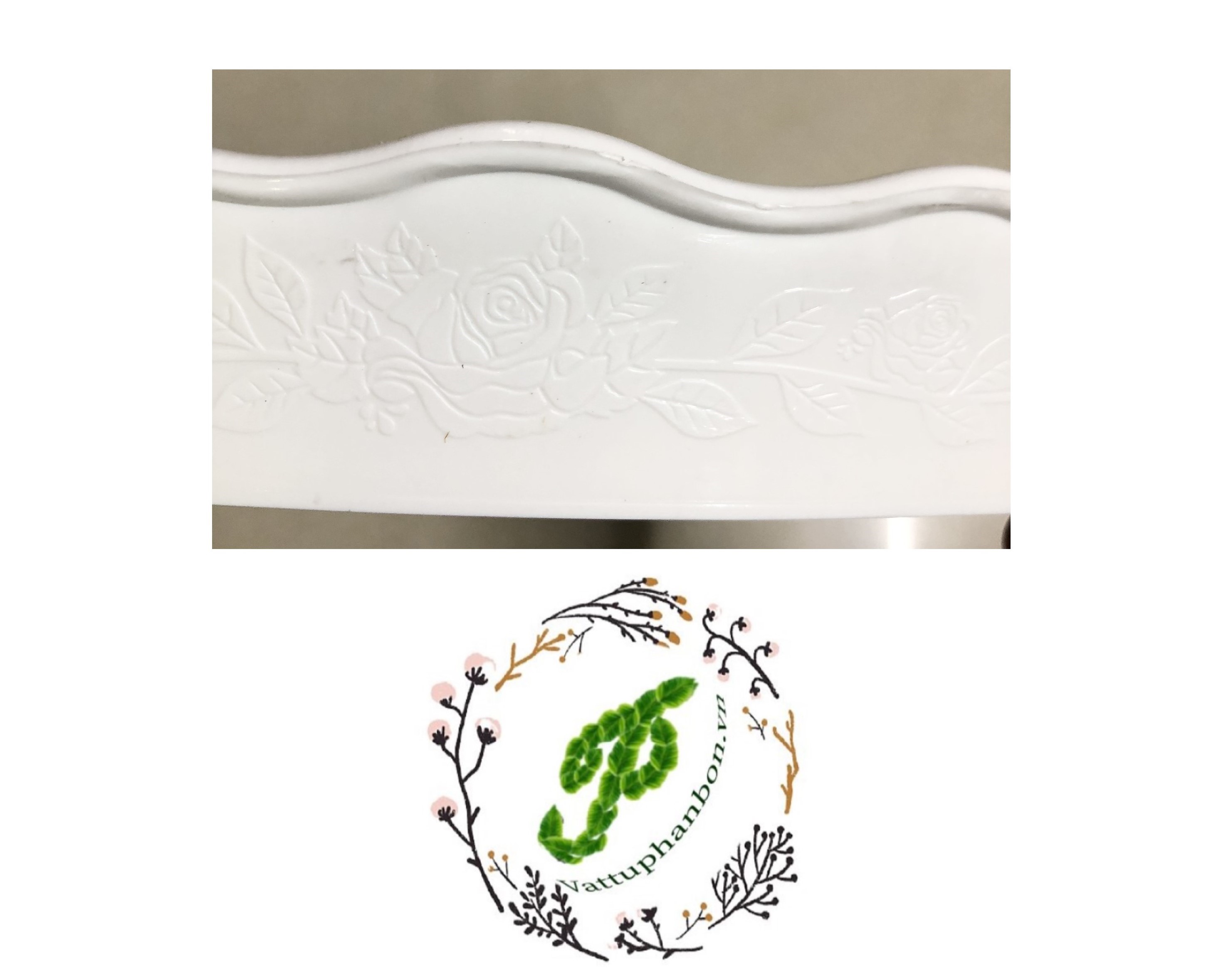 Đĩa lót chậu tròn khía Phi 42cm - #061D#