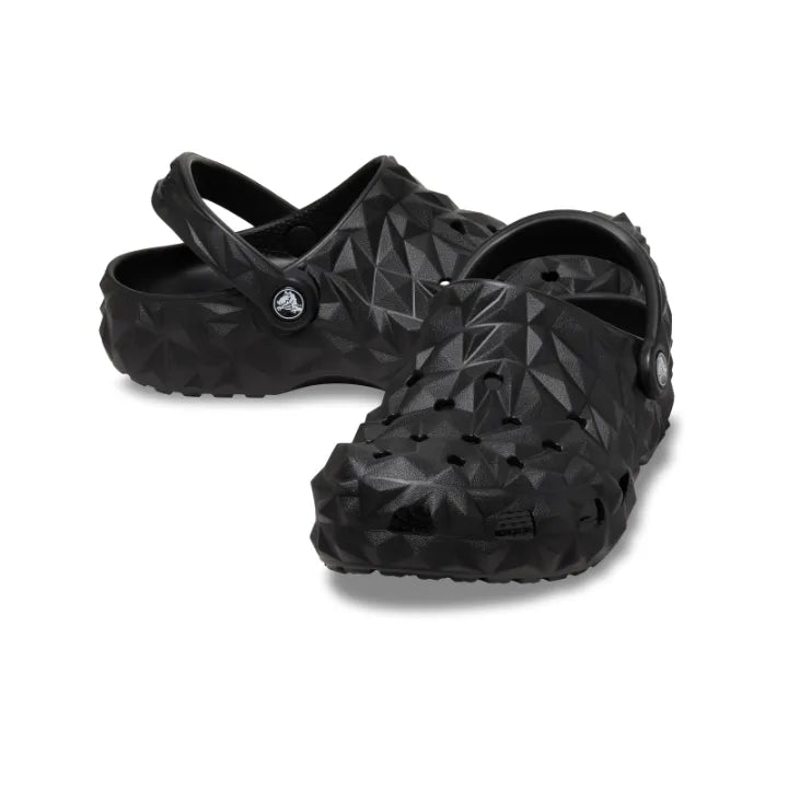Giày Clog Unisex Crocs Classic Geometric - Black - 209563-001