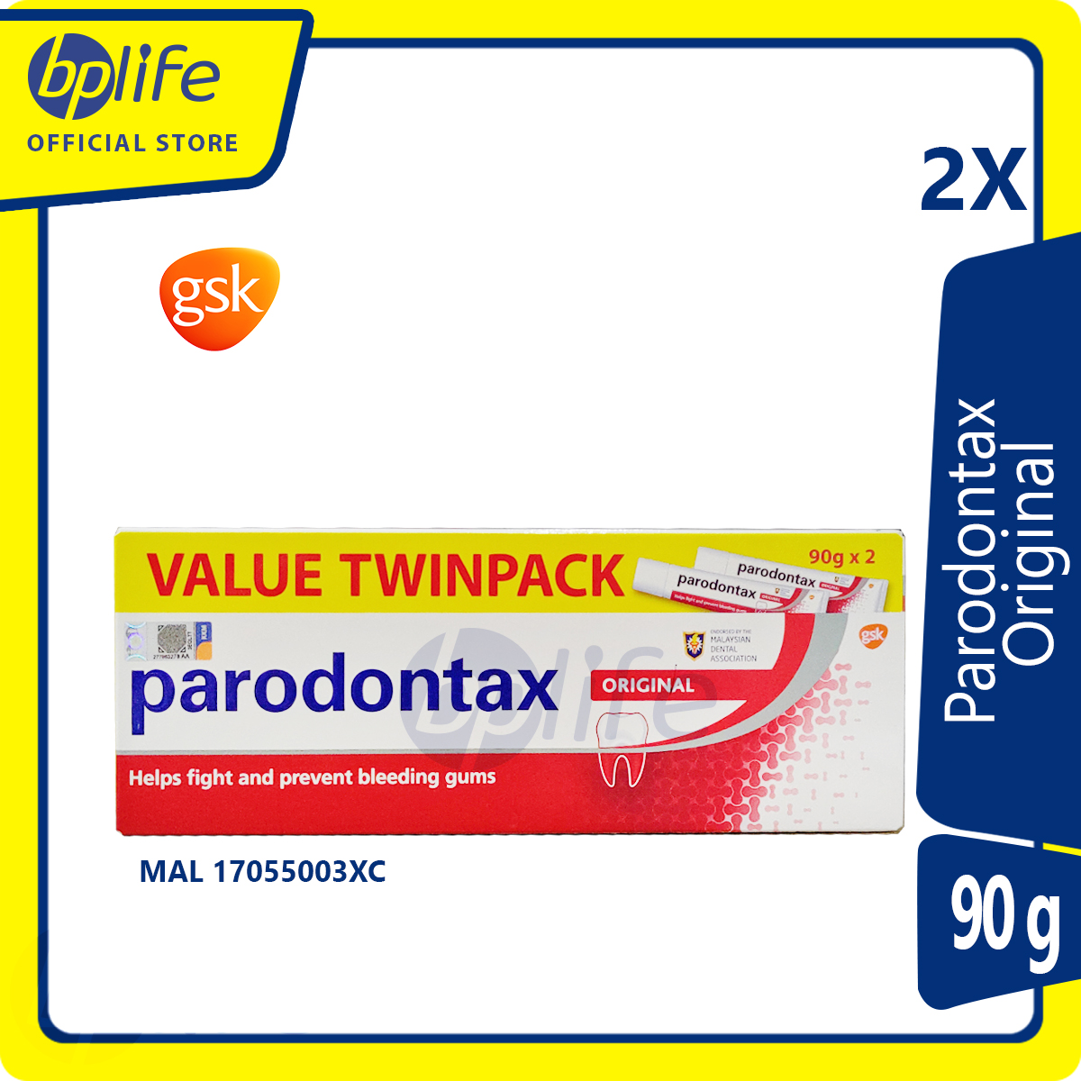 Parodontax Original Toothpaste 2 x 90g (Exp 11/2024) Lazada
