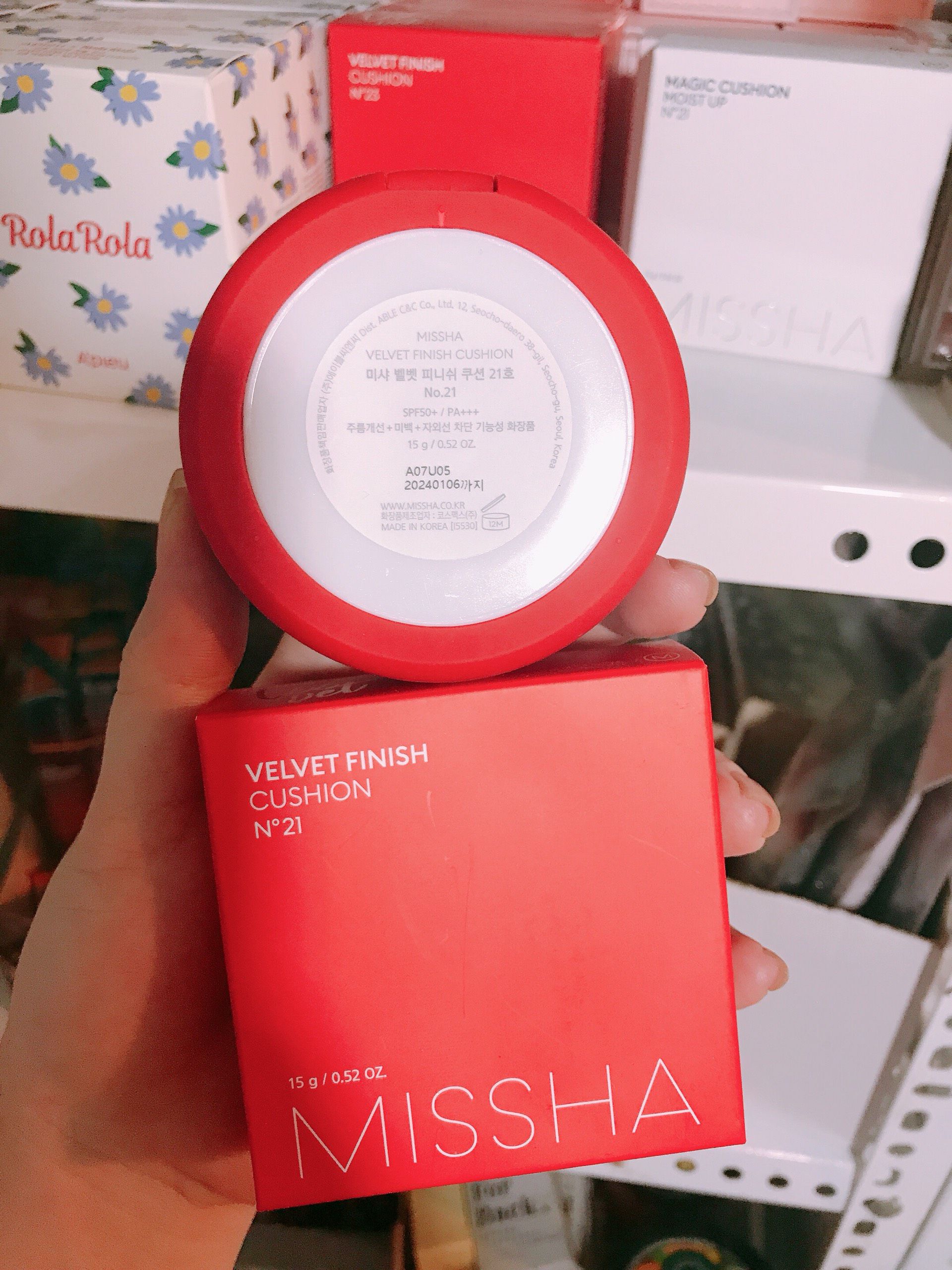 PHẤN NƯỚC MISSHA CUSHION VELVET FINISH