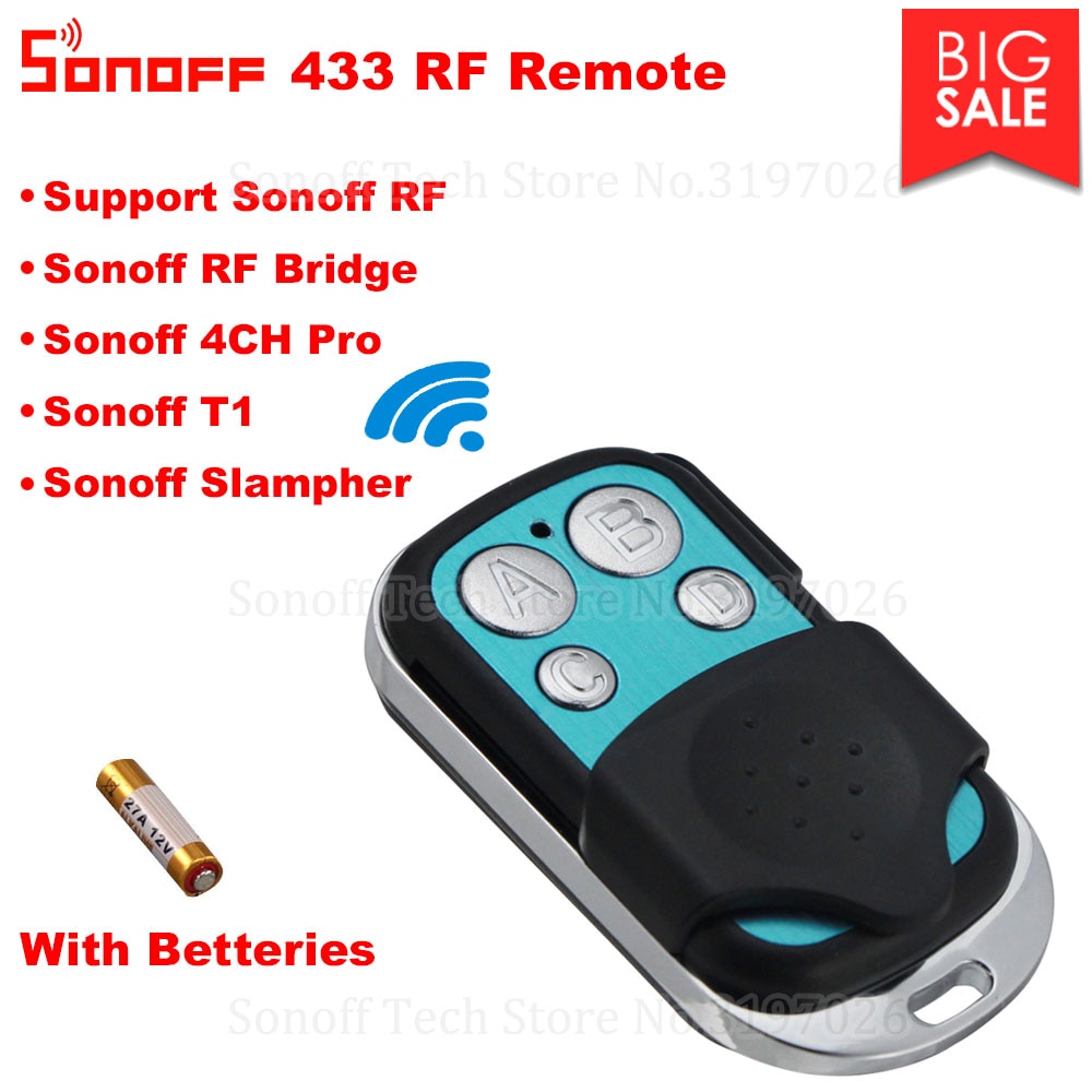 Remote Rf 433Mhz, Điều Khiển Từ Xa 4 Nút