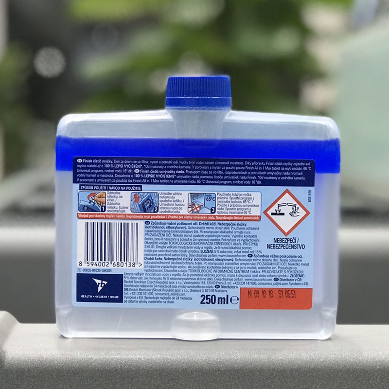 Dung dịch vệ sinh máy rửa bát Finish