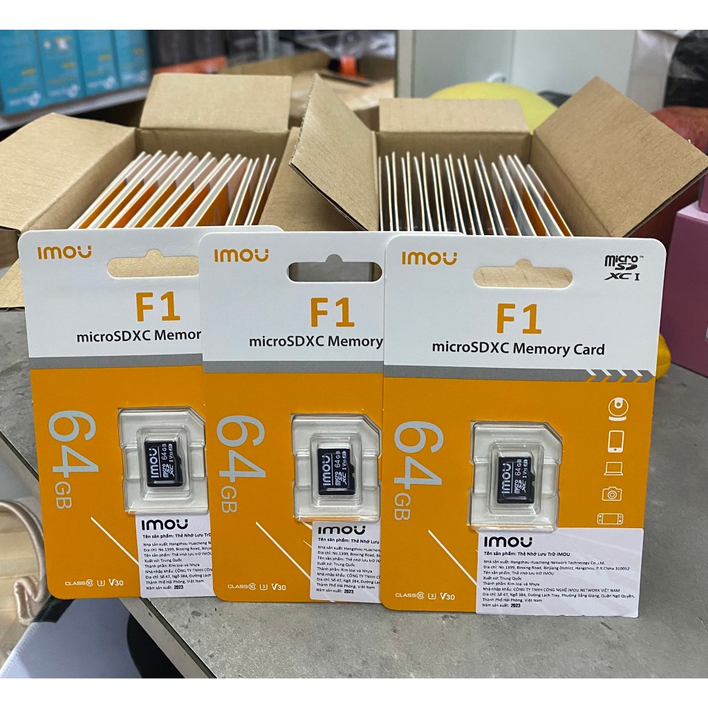 Thẻ nhớ camera IMOU 32GB / 64GB Class 10 ( Bảo hành chính hãng 5 năm )