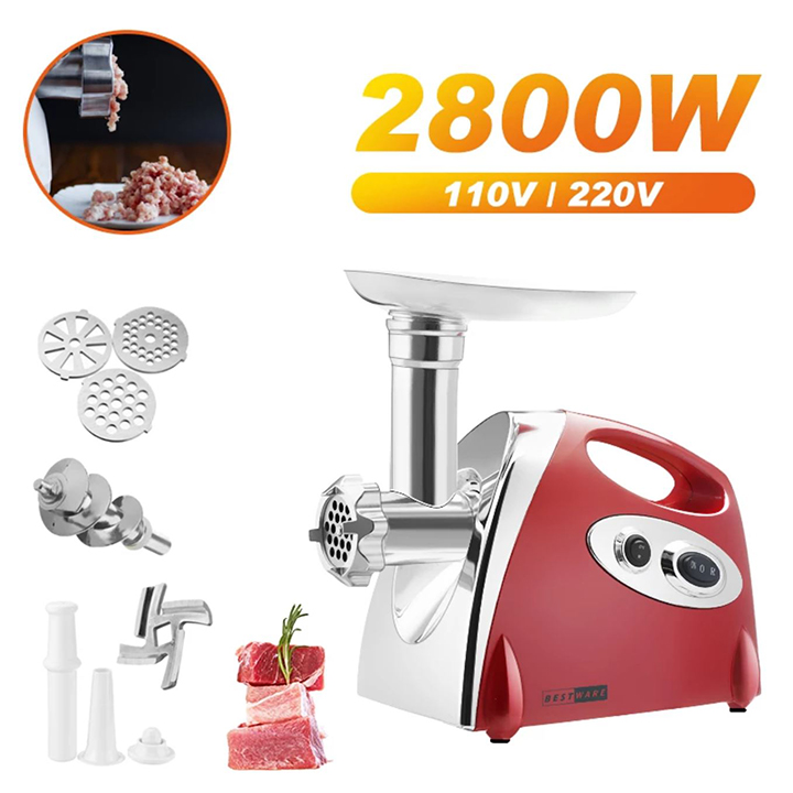 MÁY XAY THỊT BESTWARE 2800W – 2 LƯỠI DAO