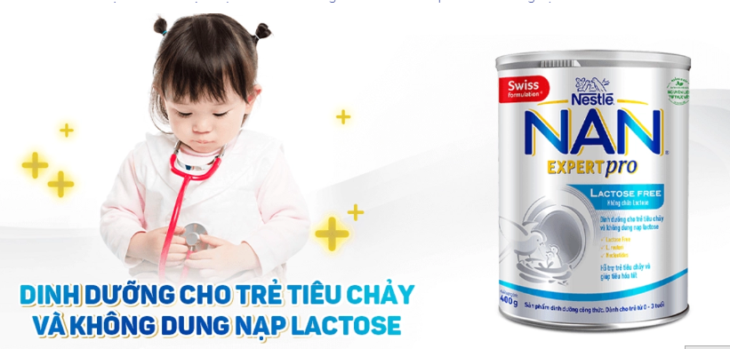 Sữa bột NAN Expert Pro Lactose Free 400g (0 - 36 tháng)