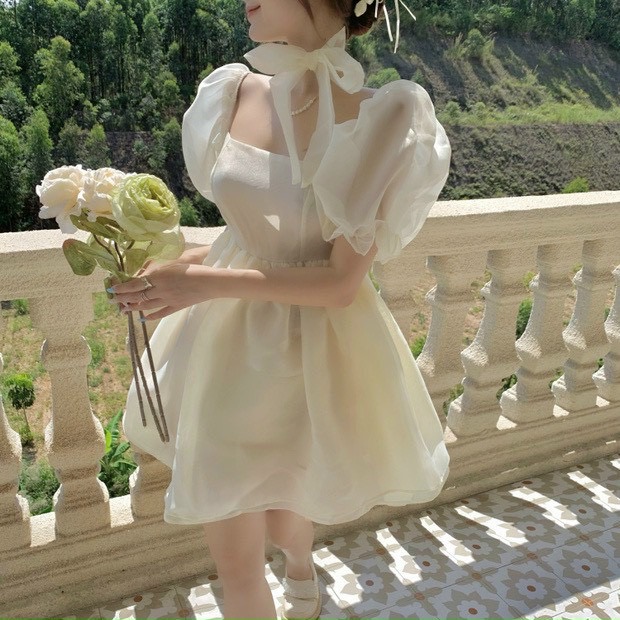 Đầm xòe công chúa siêu xinh-QH