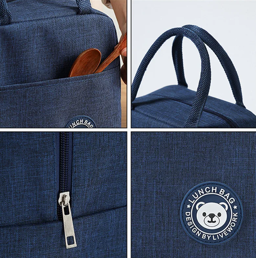 Insulated Lunch Bag - 23x13x21cm, 7L Capacity Cooler for Keeping Food Fresh, Insulated Lunch Box. 