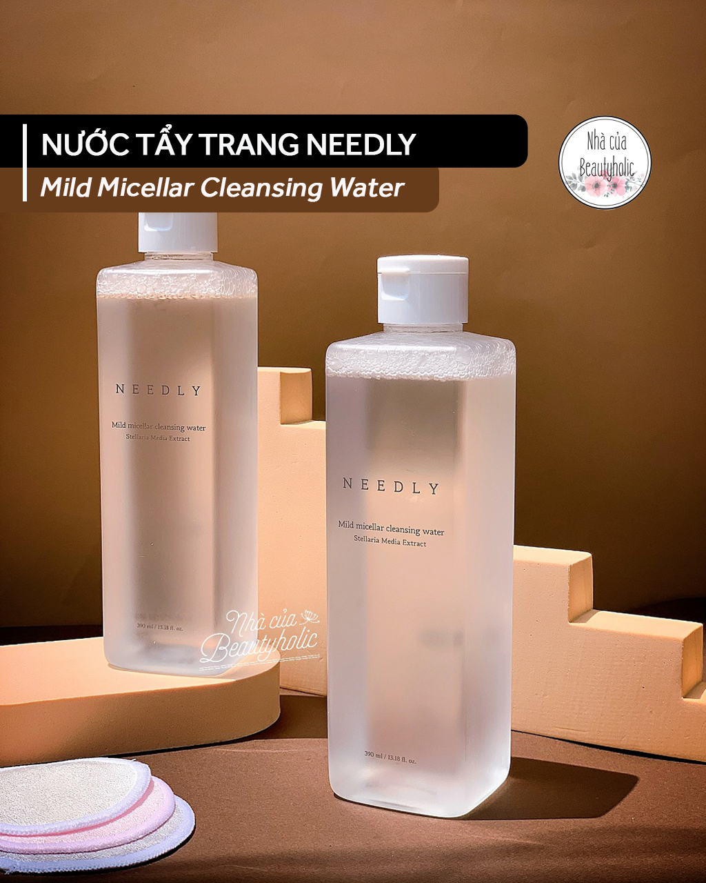 [Nhacuabeautyholic] Nước tẩy trang NEEDLY MILD MICELLAR CLEANSING WATER