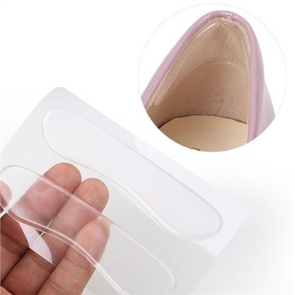Miếng Silicon lót gót giày chống đau chân ( 1 bịch 2 miếng)