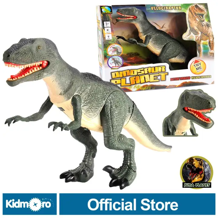 battery operated walking dinosaur