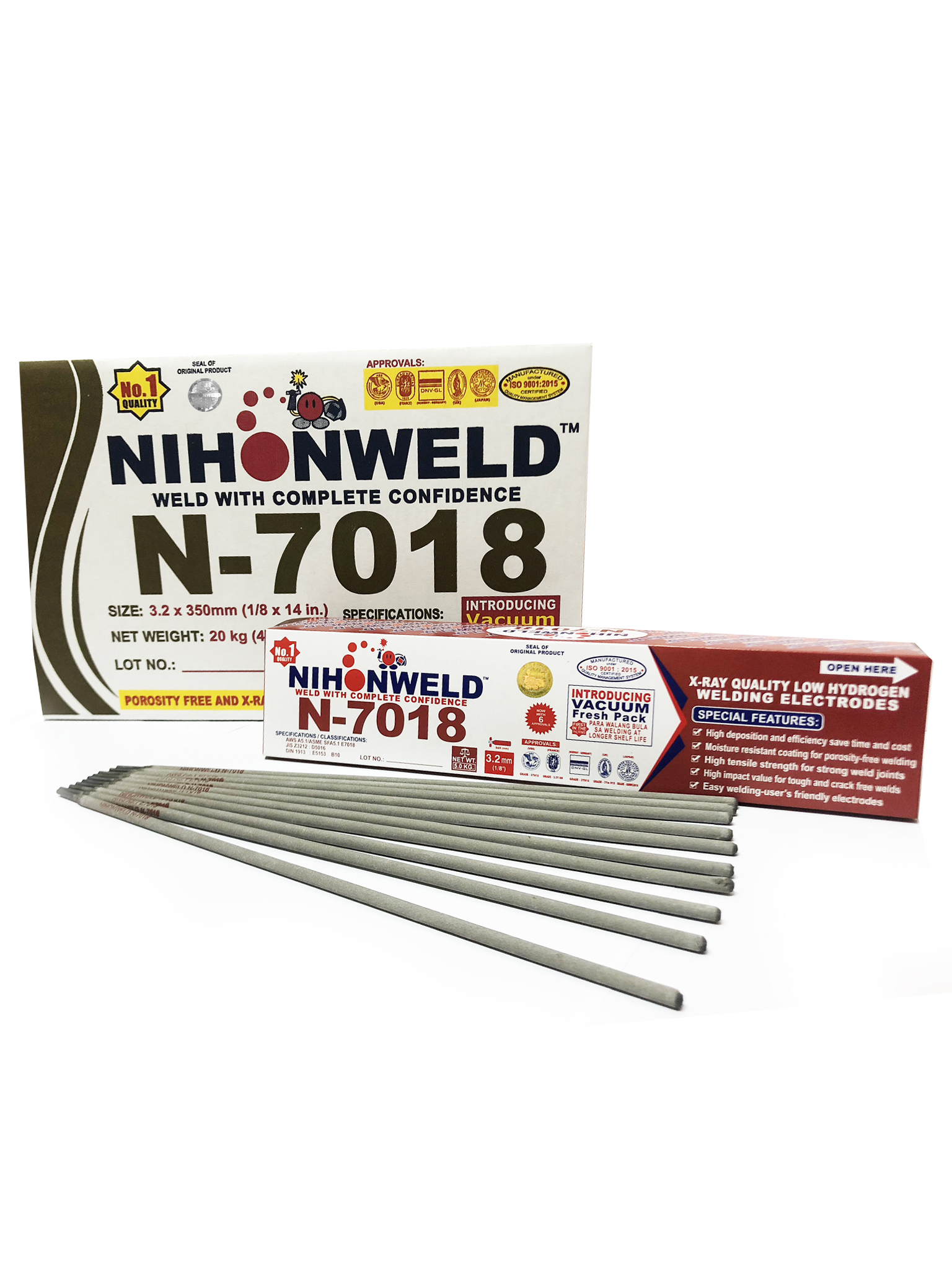 Nihonweld Welding Rod 6011 7018 1/8 20kg Lazada PH