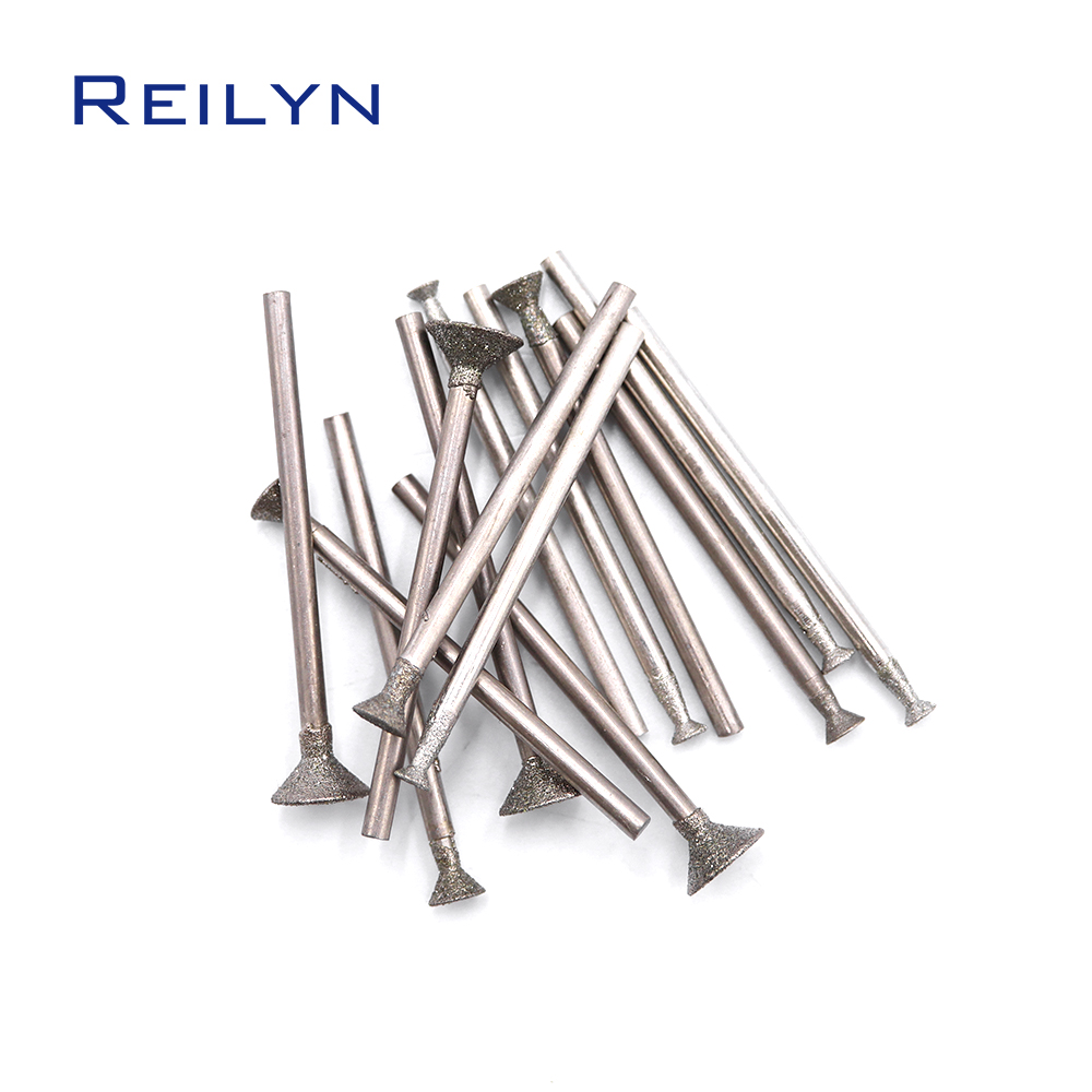 C2-type 24Pcs hạt mịn Energy Kim Cương dao doa Mài Răng đầu mài Mài Mài Mòn Đầu Cho Chết Máy Xay/Dremel/Dụng cụ xoay