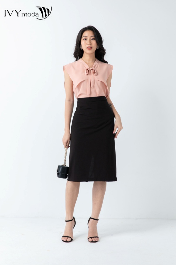 Chân váy thun dáng bút chì IVY moda MS 30M6535