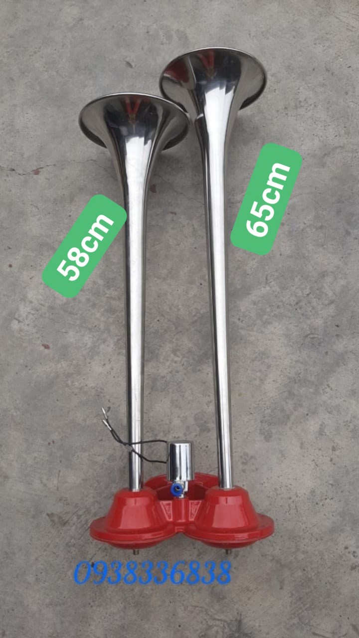 CÒI HƠI 2 LOA ĐẾ ĐỎ