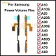 Power ON OFF Mute Switch Control Key Volume Button Flex Cable For Samsung Galaxy A80 A70 A60 A50 A40 A30 A10 A10S A20S A30S A50S. 