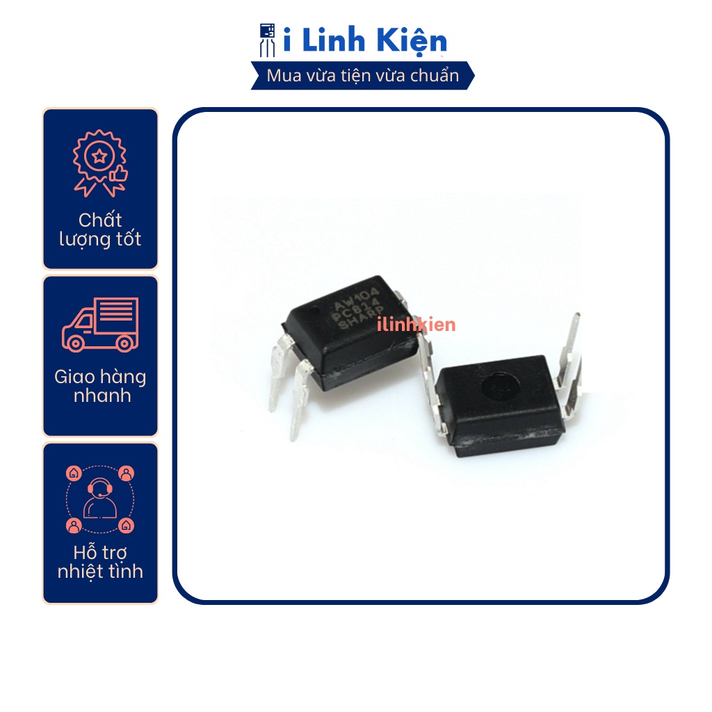 Ic quang pc814 dip-4/sop-4 chính hãng sharp