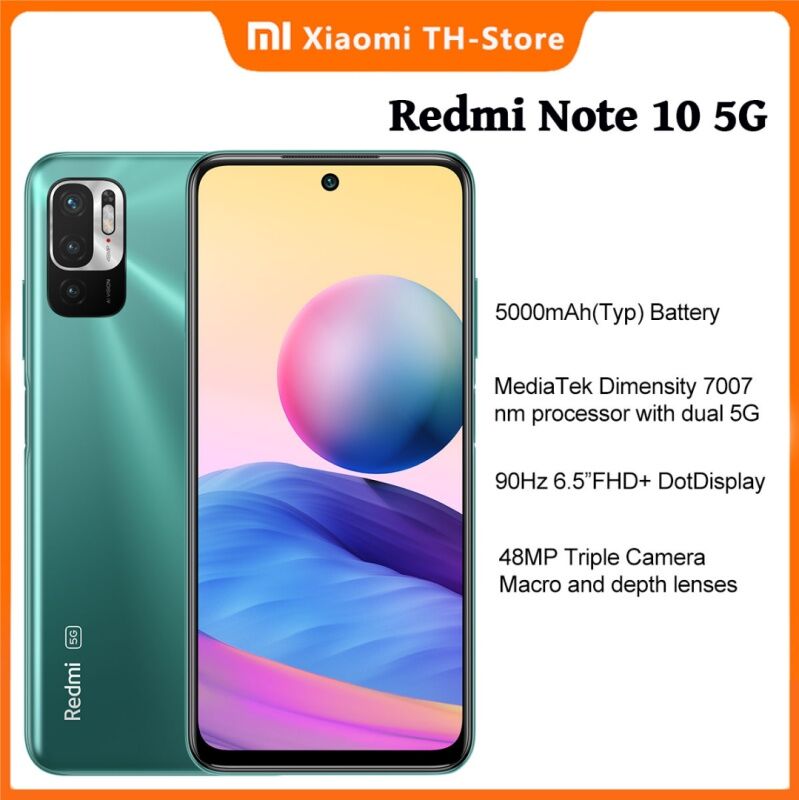 Xiaomi Redmi Note 10 5g เครื่องใหม่ 100 Global Version รับประกัน 1 ปี Cod Pap ร้านโทรศัพท์ 3618