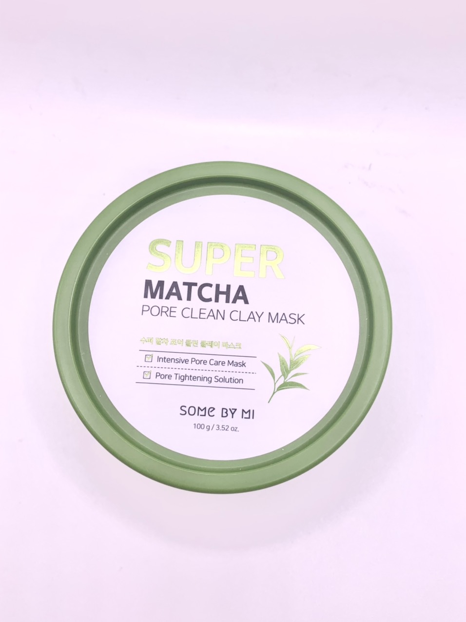 MẶT NẠ ĐẤT SÉT SOME BY MI SUPER MATCHA PORE CLEAN CLAY MASK 100G