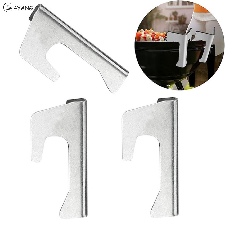 3Pcs Outdoor Bbq Rack Spacers Strong Ergonomic Stable Barbecue Rack Kettle Grill Platform Spacers Grill BBQ Plate Spacers
