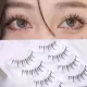MOOSUN Korean Barbie Natural Eyelash 4D Curl Charming False Eyelashes Makeup 5Pairs. 