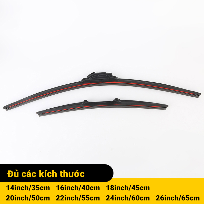 [Frame soft multi-purpose] 1 pair wiper boneless wipers blade Silicon senior multi-purpose car line honda Brio, jazz, city, CR-V, HR-V, civic, accord stick brush wipers rain Silicon soft don't boned, wiper car glass Oto, bar rain windshield wiper