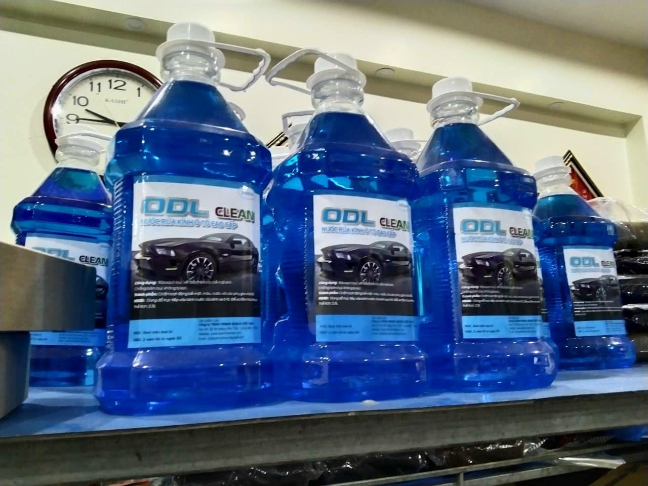 Nước rửa kính ô tô ODL Clean không đóng cặn - can 2.5L