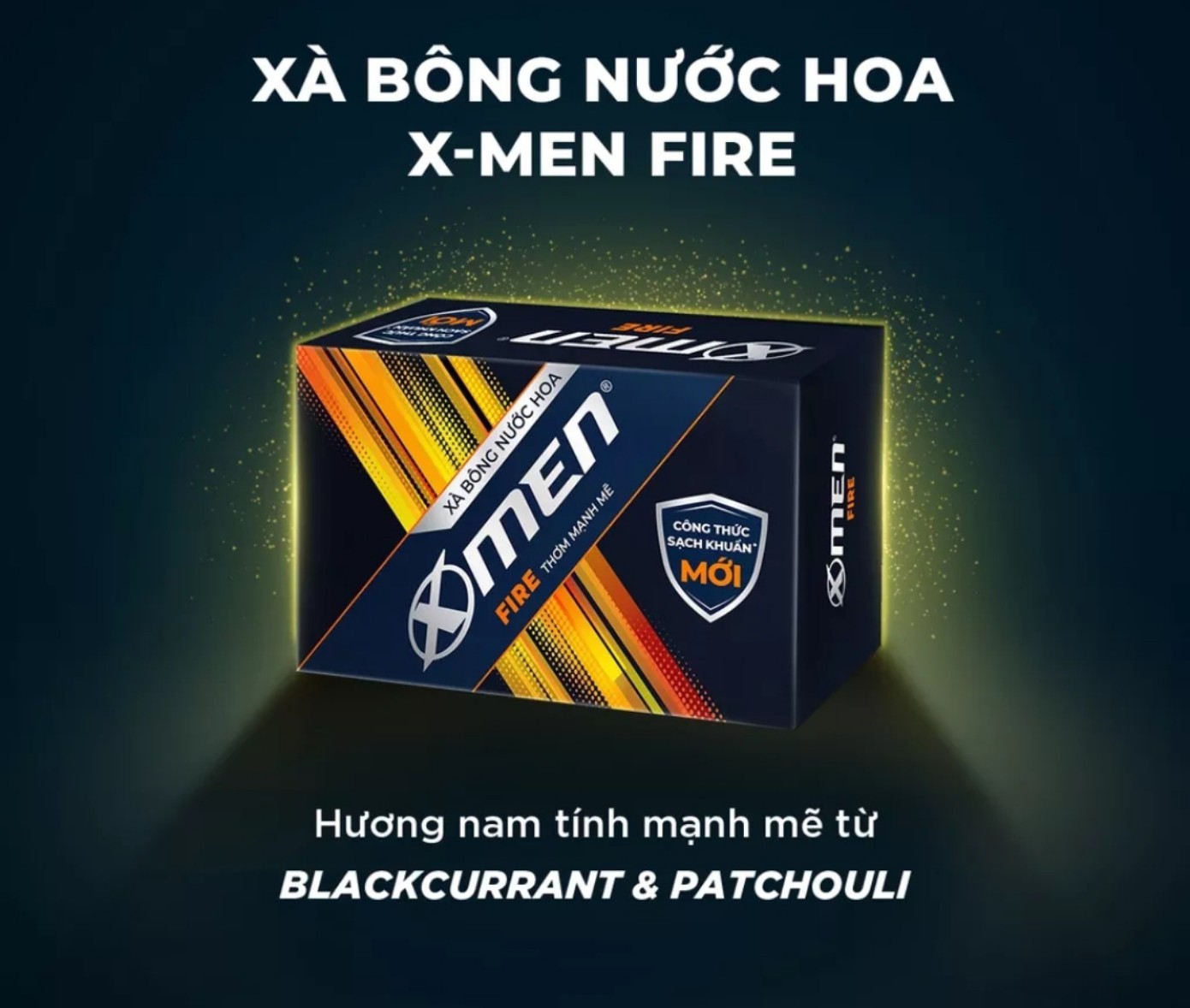 Xà bông cục X-men Fire 90g