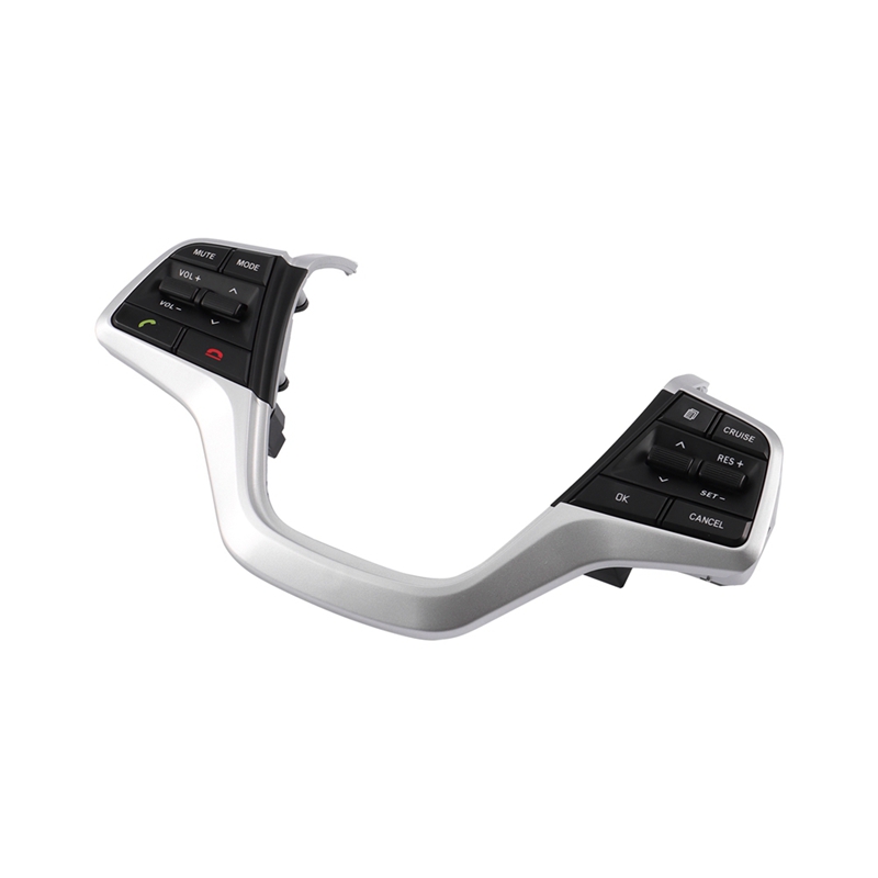 Car Control Volume Channel Phone Cruise Control Steering Wheel Buttons Switch Automobile Multifunctional Steering Wheel Button Car Steering Wheel Button for Hyundai Elantra 1.6L