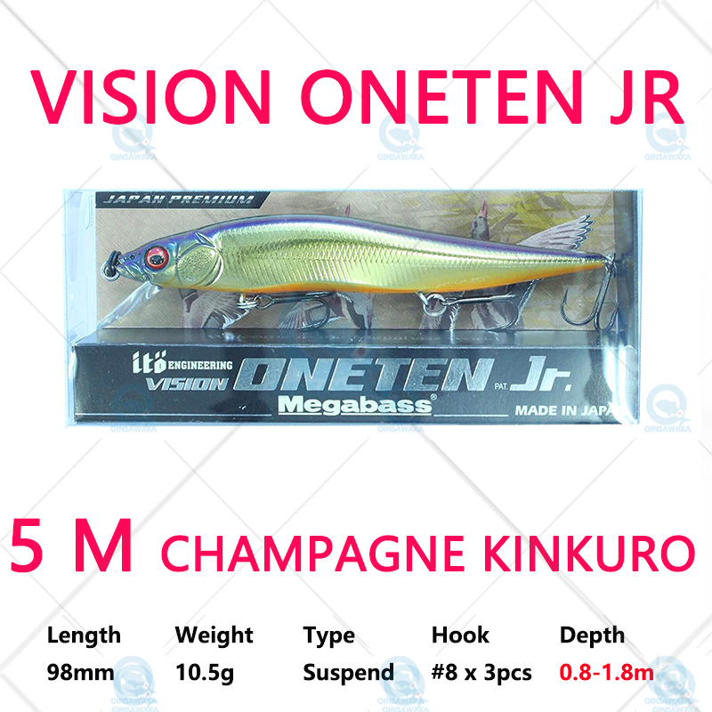 JAPAN Megabass VISION ONETEN Jr. 98Mm 10.5G Suspend BASS Fishing
