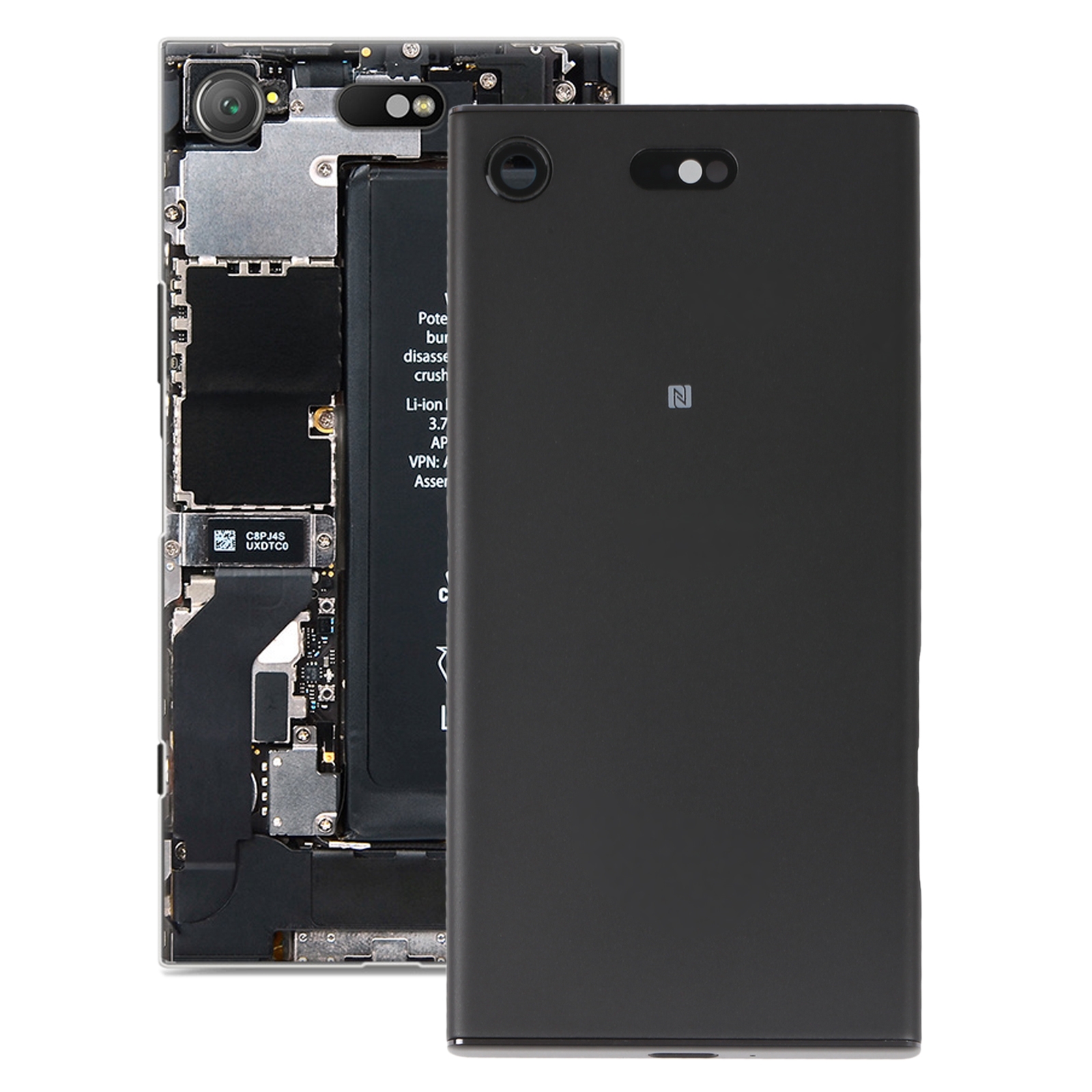 Original Back Cover with Camera Lens Cover for Sony Xperia XZ1 Compact