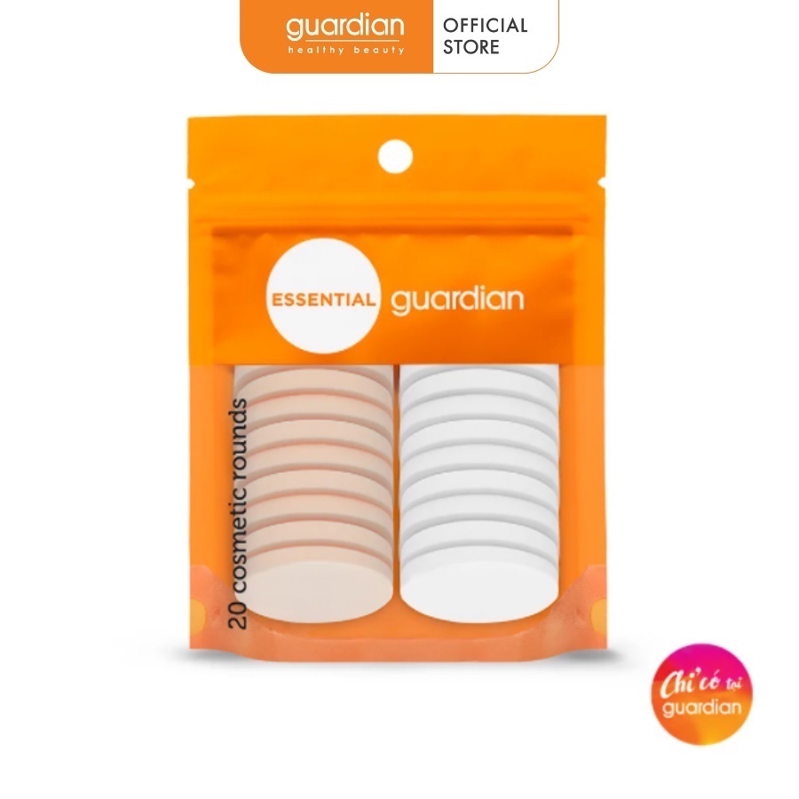 Bông Mút Trang Điểm Tròn Cosmetic Rounds Guardian 20 Cái