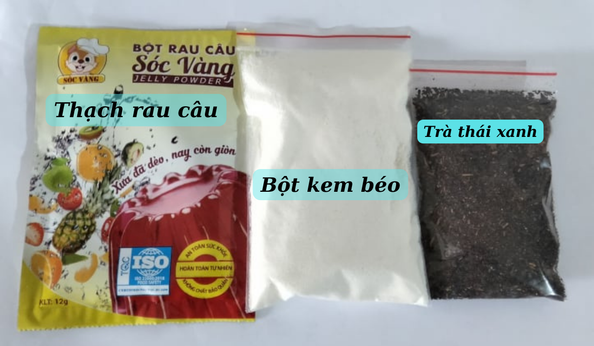 Sét Trà sữa thái xanh - TẶNG TÚI LỌC TRÀ