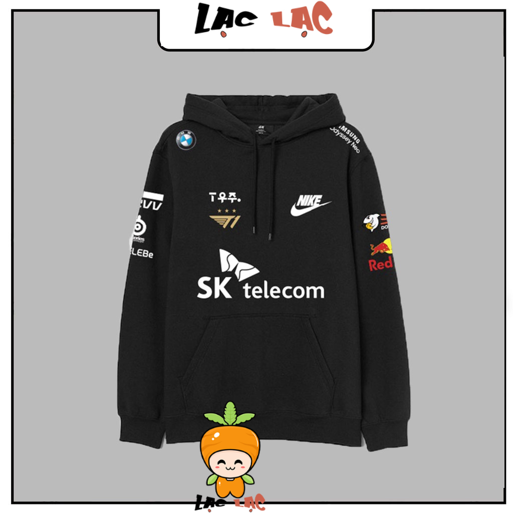 Hot áo hoodie team thi đấu skt t1 mùa giải chung kết thế giới 2022 | áo gaming sktelecom mẫu mới