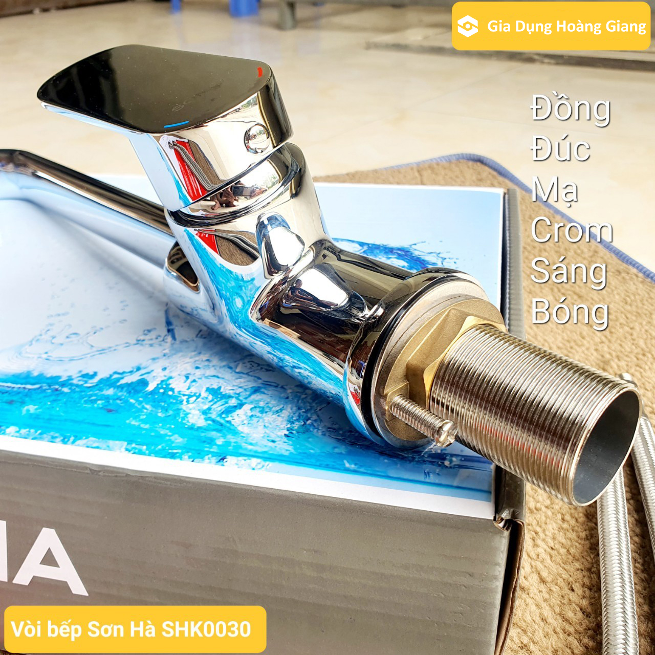 Vòi rửa chén bát nóng lạnh Sơn Hà SHK0030