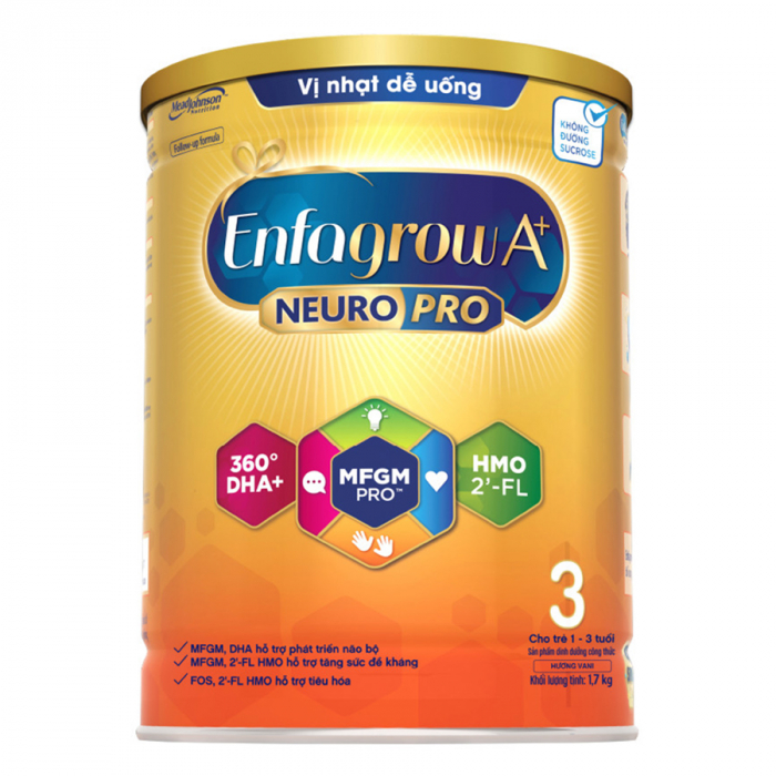 Sữa Enfagrow A+ số 3 1.7kg (1-3 tuổi)