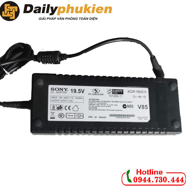Adapter nguồn tivi Sony 19.5V 5.2a
