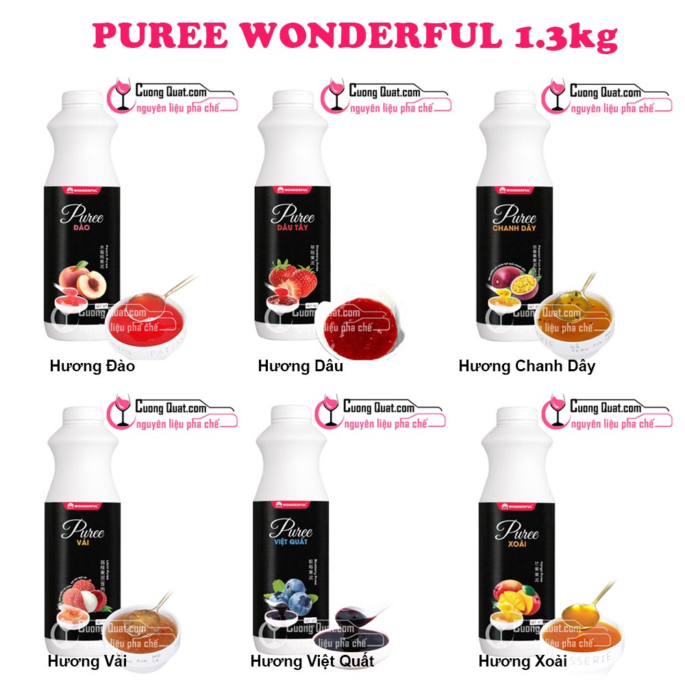 Puree wonderful 1.3kg đài loan