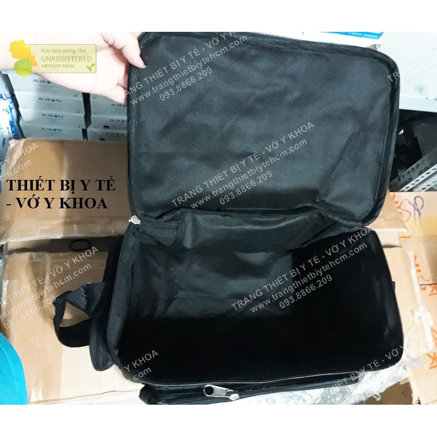 TÚI CỨU THƯƠNG MÀU ĐEN - TÚI Y TẾ (CHUẨN BỘ Y TẾ)
