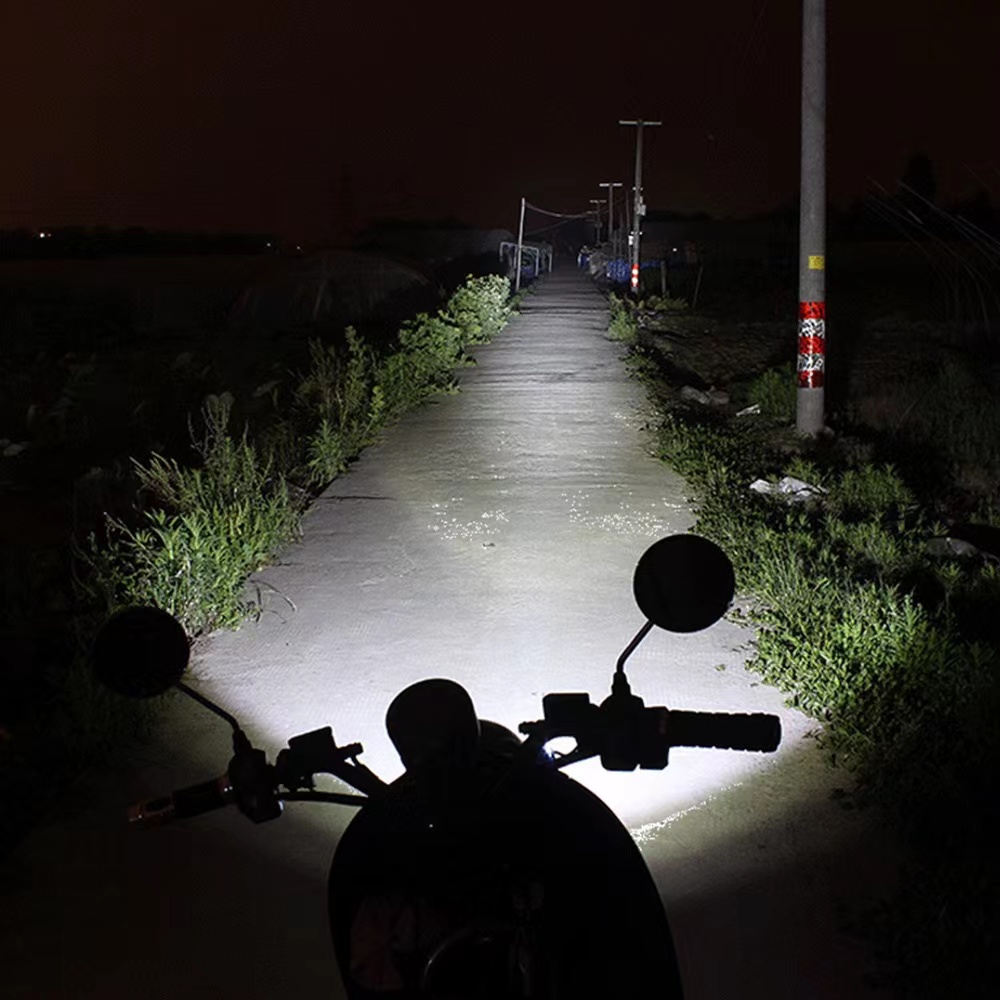 มอเตอร์ไซด์(ชุดใหญ่) หลอดไฟหน้า LED6หลอด สว่าง 3000LM AC/DC (สว่างเพิ่ม ...