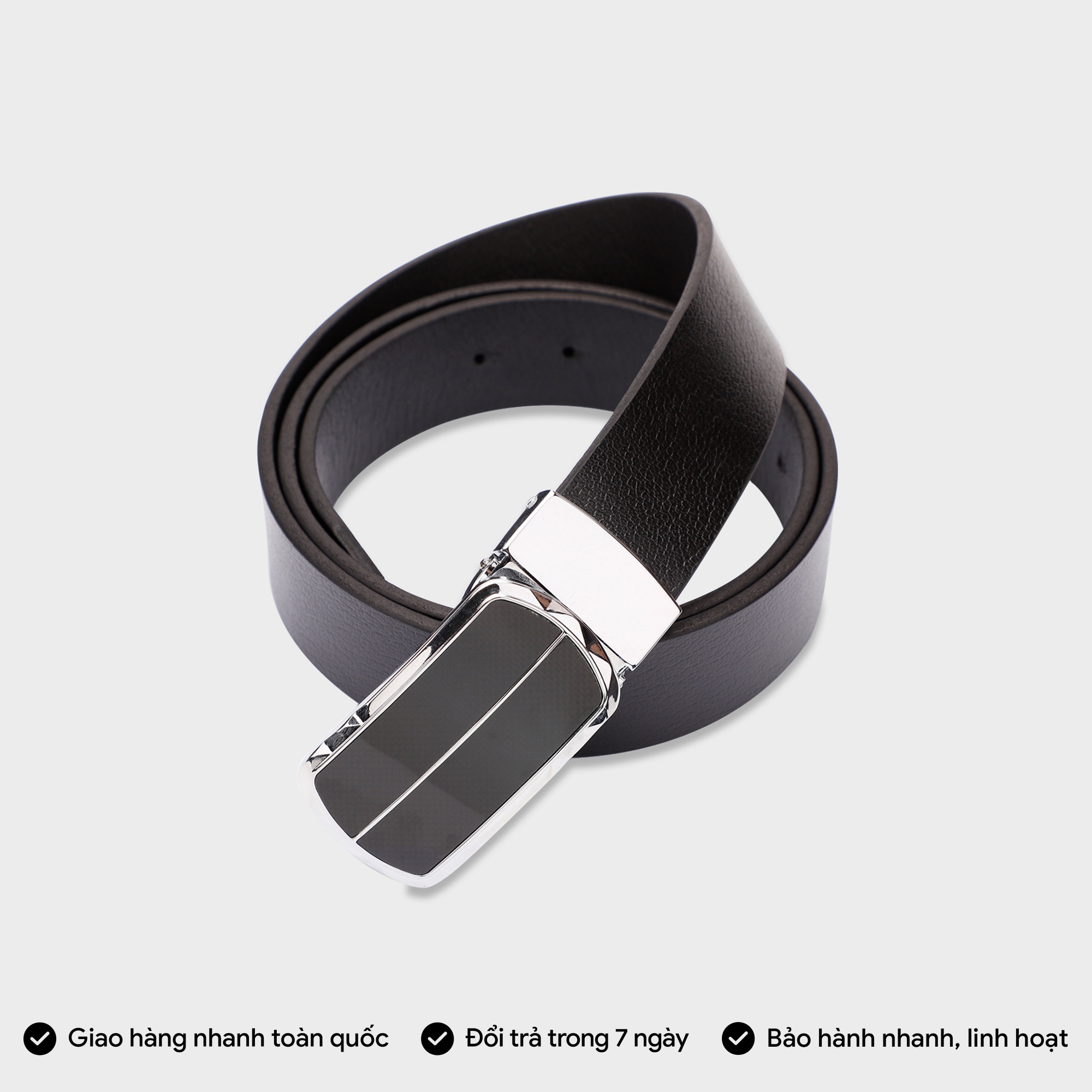 Thắt lưng nam thời trang da bò thật TRITA RTL022