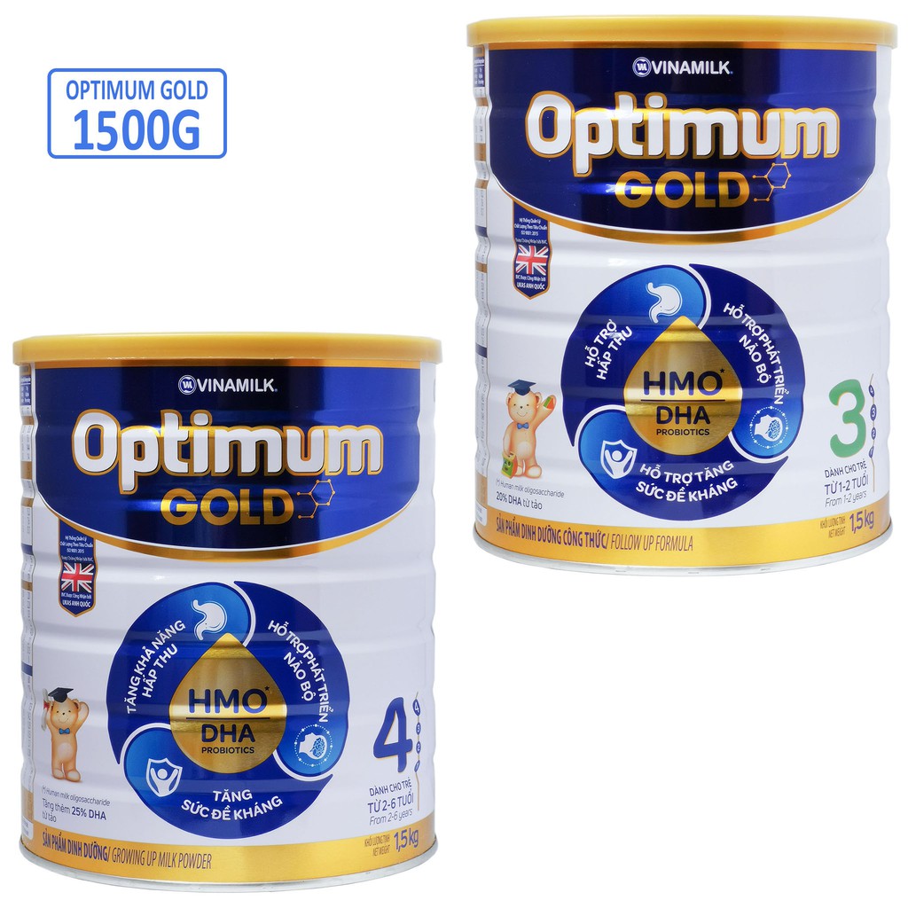 Sữa bột Optimum Gold 3 1500g (cho trẻ từ 1 - 2 tuổi) mẫu mới ...