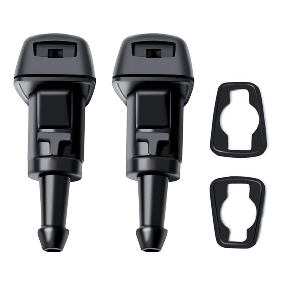 Hittime 2Pcs Car Windshield Washer Wiper Nozzles Spray Jet for Chrysler Dodge Avenger Journey Caliber Jeep Compass Grand Cherokee