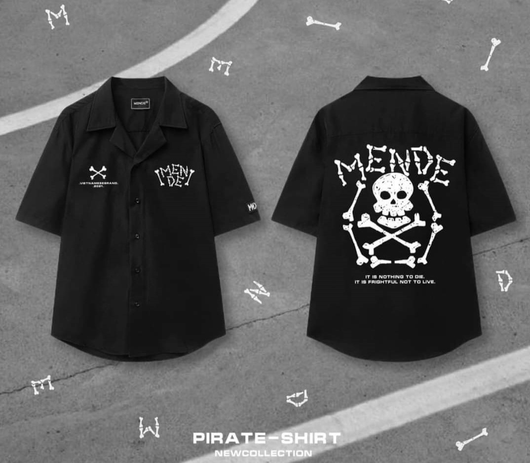Áo sơ mi mende Pirate (nam & nữ)
