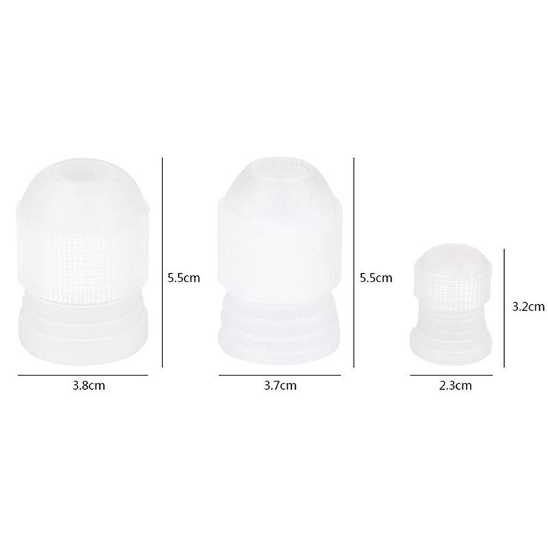 Small Middle Large Coupler Adaptor Icing Piping Nozzle Bag Cake Pastry Decor MIO Super Store. 