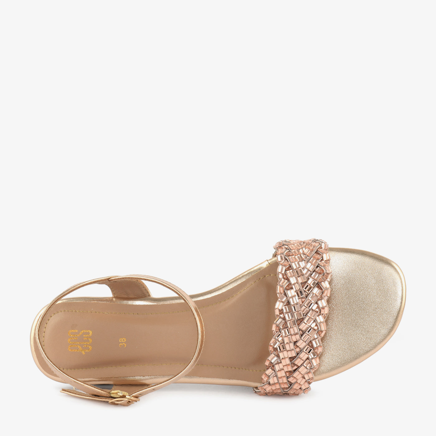 ECS%20Golden%20Weave%20Flat%20Sandals%20For%20Women%20-%20Image%2010