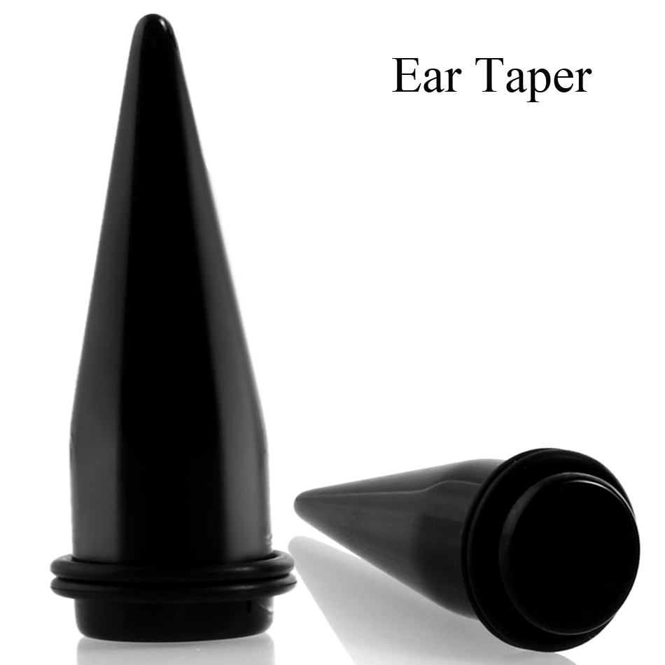 Black%20Tunnel%20Plug%20Piercings%20Acrylic%20Spiral%20Ear%20Taper%20Piercing%20Earlets%20Stretchers%20Gauge%20Expander%20Saddle%20Plugs%20-%20Image%202