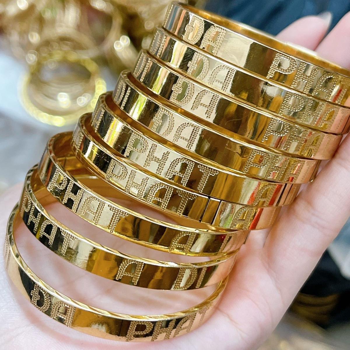 Vòng chiếc bảng (đồng) A Di Đà Phật