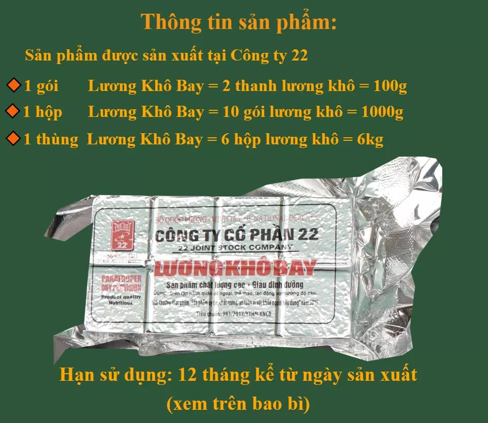 Lương Khô QĐ - CÔNG TY 22