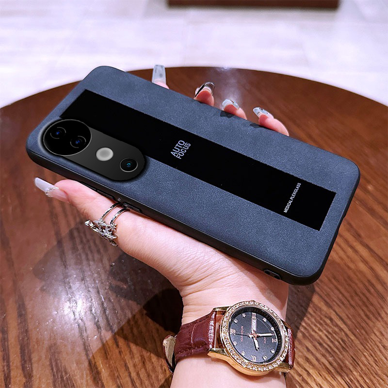 For Vivo V40 V30 V29 V27 V27E V25 Pro Case Fluff Luxury Sheepskin Silicone Soft Business All-Inclusive Leather Anti-knock for Vivo V40 V30 V29 V27E V25 Pro Phone casing.