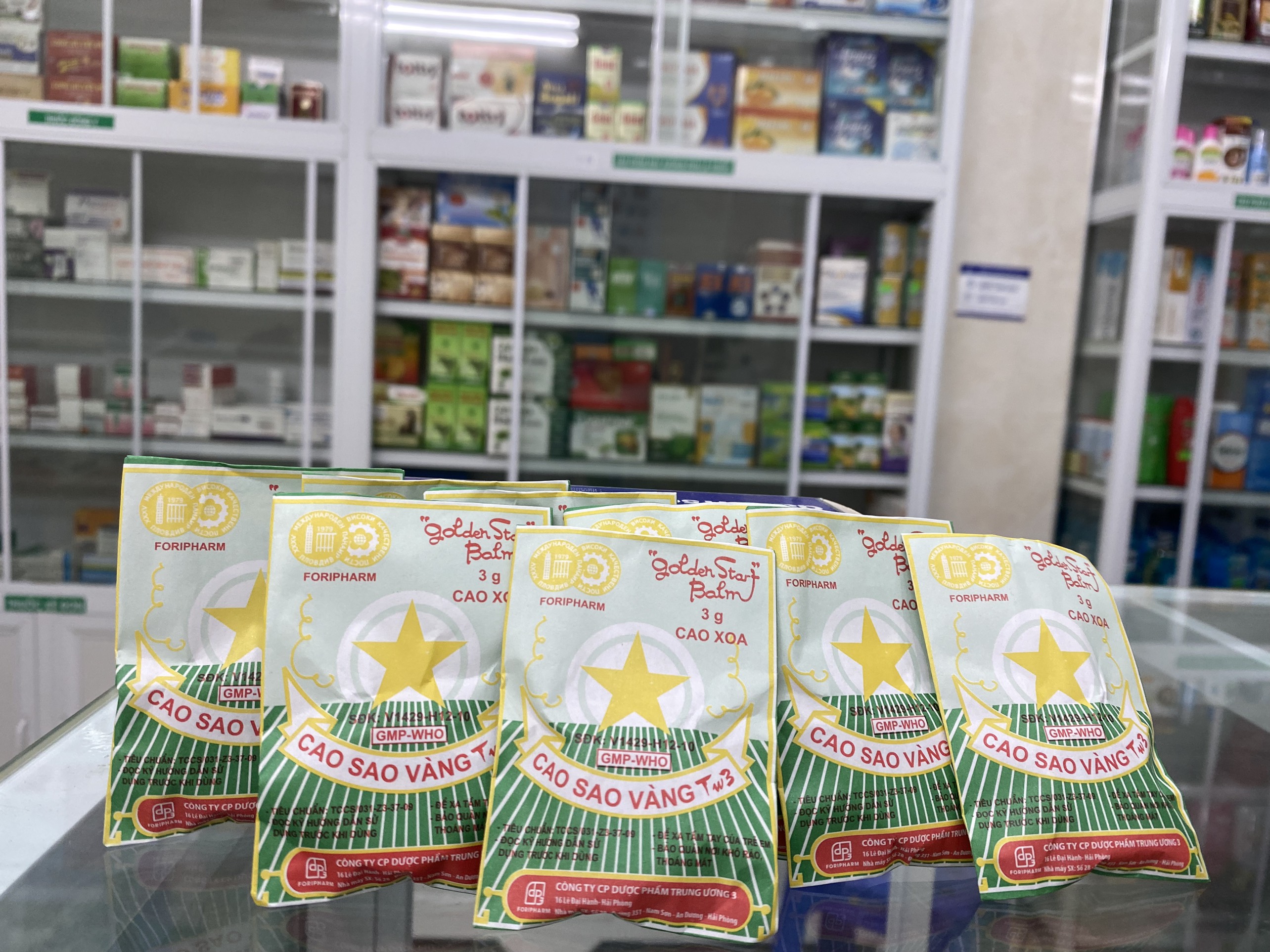 Cao sao vàng (chính hãng) Công ty cổ phần dược phẩm TW3 - 3g
